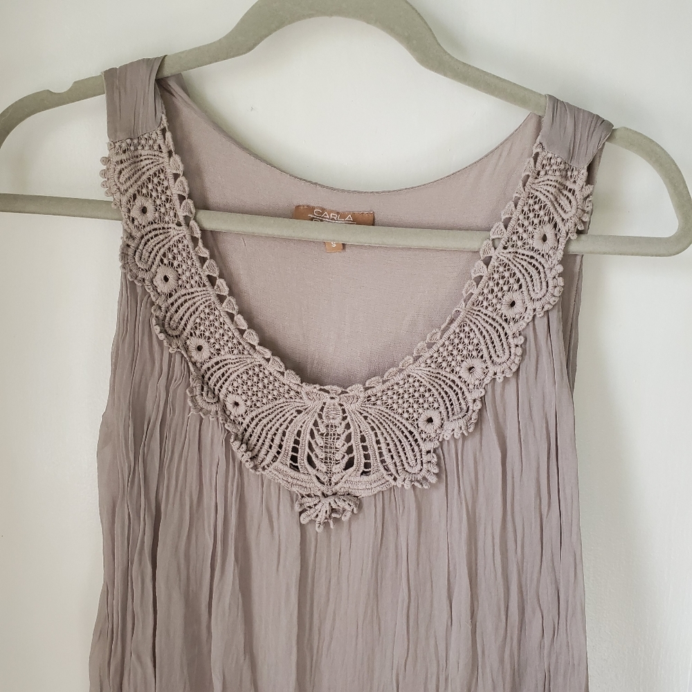 Carla Conti Italian Silk Blouse Silk Top